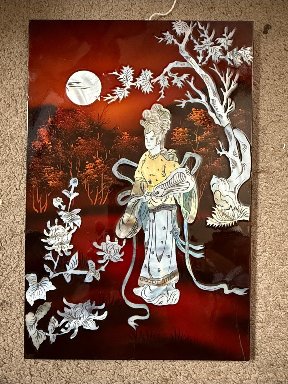 Vietnamese Lacquered wood Wall Art